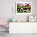 Farm Cow DIY Diamond Painting Kits Full Round Drill Home Wall Decor Art Craft