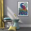 5D DIY Special Shaped Diamond Painting Peafowl Cross Stitch Craft Kit Wall