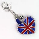 Tote Bag Heart Shape UK Queen Elizabeth Keyring Union Jack Platinum Jubilee