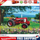 5D DIY Diamond Painting Field Car Full Round Rhinestone Home Art Picture