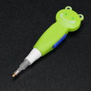 5D DIY Diamond Painting Cross Stitch 1 Head Point Drill Pen with Light(Frog