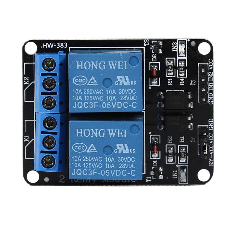 2 Way Relay Module w/Optocoupler Isolation Protection Expansion Board (5V)