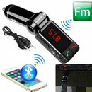 LCD Car Kit Bluetooth FM Transmitter MP3 Player 3.5mm Handsfree B2S7 USB G7Z1