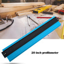 Plastic Contour Gauge Duplicator Profile Copy Gauge Wood Marking (Blue) Newly