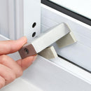 Security Sliding Sash Stopper Baby Safety Window Locks (Stainless Steel)