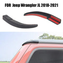 1 Pair Drip Rail Extension Hardtop Rain Diverter for Jeep Wrangler JL 18-21