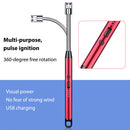 360 Rotation BBQ Lighter USB Flameless Kitchen Plasma Ignition for Gas Stoves