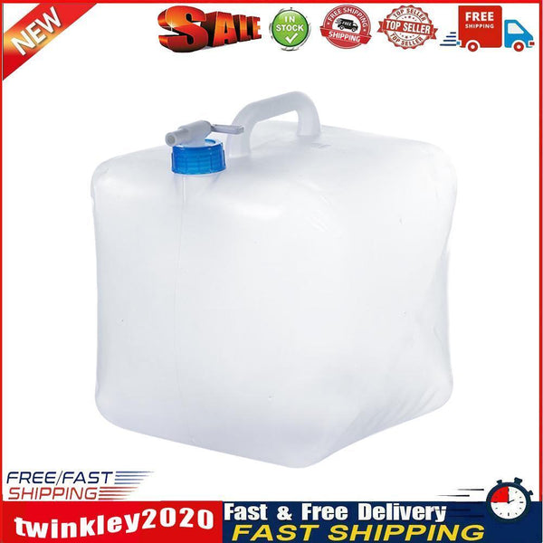 Collapsible Water Container Outdoor Hiking Fishing Camping Water Bag (10L) Newly