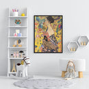 Female Art Frameless Picture Oil Paint By Numbers Hand Painted Picture for Home