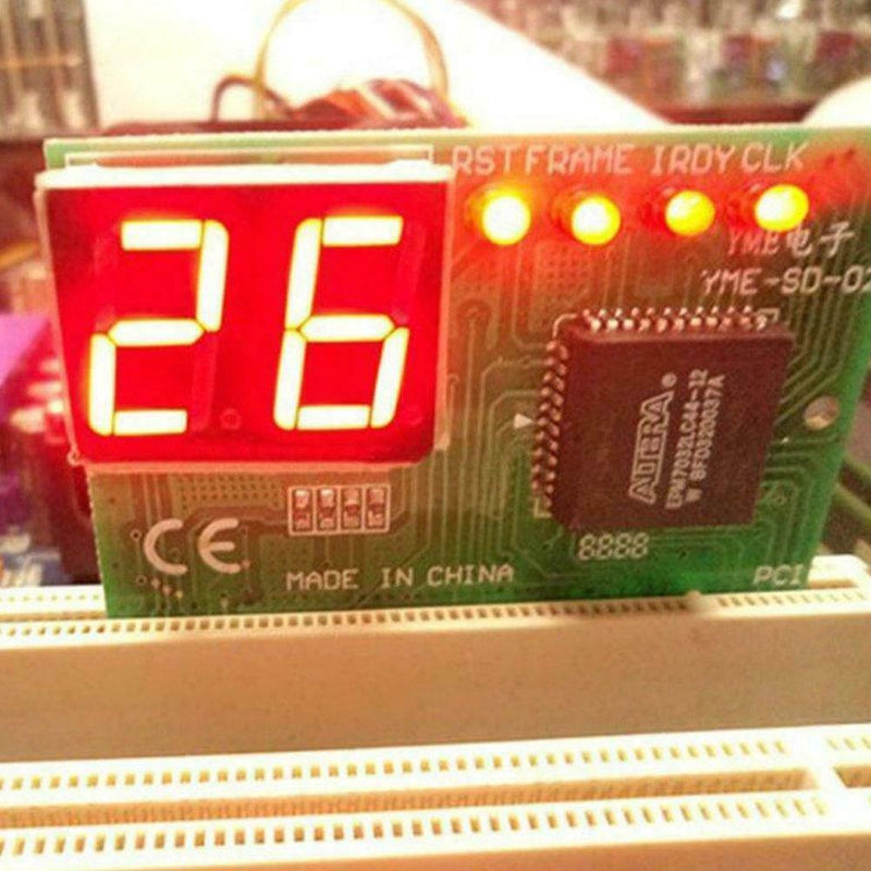 2 - Bit Pci Motherboard Fault Test Card Desktop Computer Access Detection X9V0