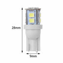 License Plate Lamp White LED Light W5W 2825 158 192 168 194 T10  Car Bulbs