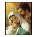 Full Embroidery DIY Canvas Stamped 11CT Cross Stitch Embrace with Love Gift Kit