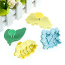 Crust Cutters Baking Fondant Cookie Cutter Biscuit Mold Leaves Press Plunger