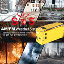 Lamp Flashlight Torch Emergency Radio Hand Crank AM/FM Radio Dynamo Wind Up