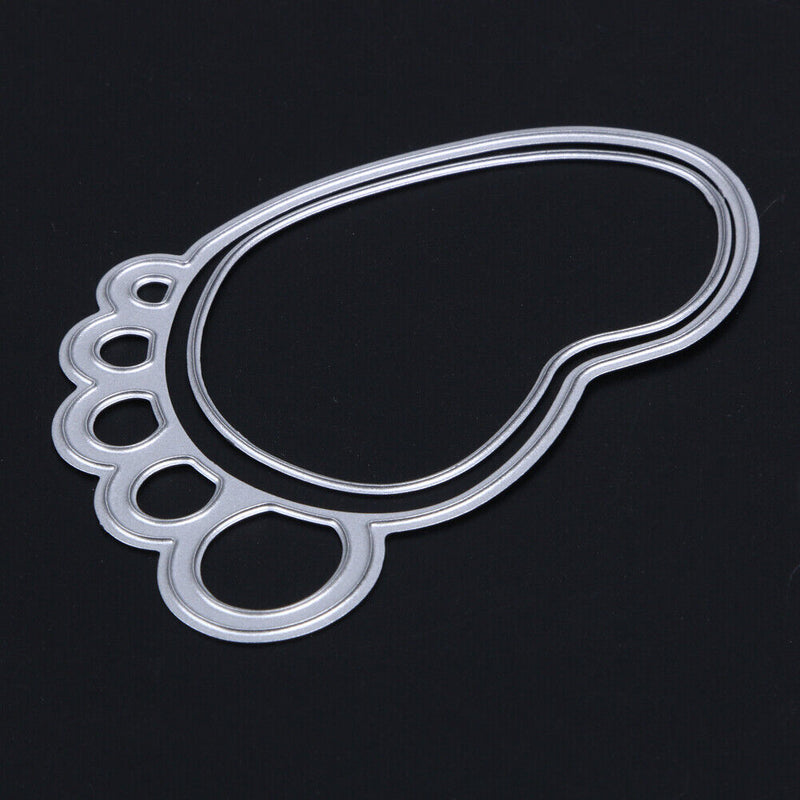 1 Set Feet Circle Letters Punch Molds for DIY Stencil Scrapbooking Album Pa