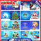 8pcs 5D DIY Partial Special Diamond Painting Xmas Greeting Cards Birthday Gifts