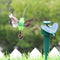 Solar / Battery Powered Flying Fluttering Feathered K5T0 Decor Bird Stakes C3W4
