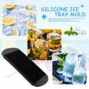 Silicone Mini Ice Cube Trays, 160 Cube Small Crushed Ice Molds, Flexible Newly