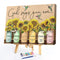 50X40cm English Sentence Frameless Oil Paint By Numbers Painted Picture Craft