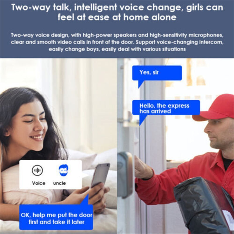 Volume Intelligent Home Doorbells Wireless WiFi Video Doorbell Door Bells