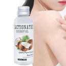 100ml Coconut Oil Massage Scraping Essential Oil Healthy Care Skin T9V2