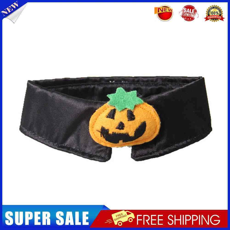 Cat Pumpkin Pattern Collar kitten Bow Tie Pet Puppy Elastic Necktie Pet Supplies