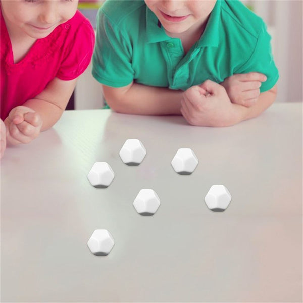 Dungeons and Dragons Glitter Blank Dices Iidescent Dice Set Game Accessory