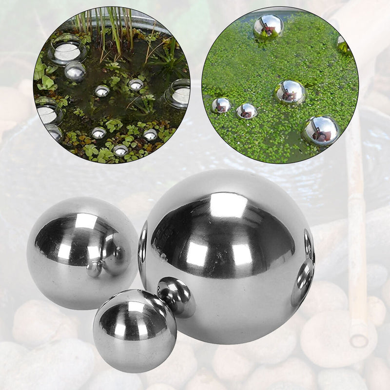 Swimming Balls Shiny Sphere Lawn Mirror Globe Swimming Garden Ball 6 Pack Newly