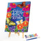 Letter Flowers Canvas Paint By Numbers Oil Hand Painted Home Decor (S228)