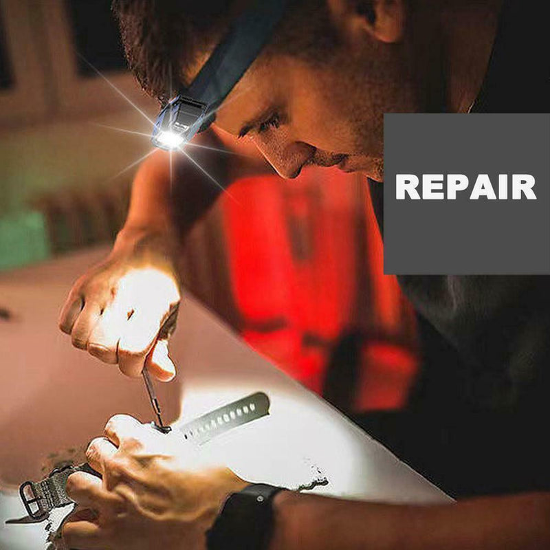 USB Rechargeable Head Torch Headlamp Light Lamp LED Camp Fishing UK F5C0