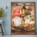 5D DIY Full Round Drill Diamond Painting Kit Thanksgiving Gnome Drawing Art