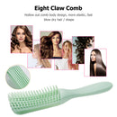 Detangling Hair Scalp Massage Comb Wet Curly Styling Hairbrush (Green) Newly