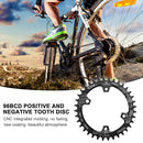 MTB Bike Chainring Bicycle Crankset Narrow Wide Chain 96BCD (Black 34T) Newly