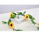 Flowers Vine Simulation Flower Cane Sunflower Rattan Garland Sunflowers