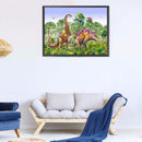 Dinosaur Pattern Full Square Drill Diamond Painting Art Craft of Animal Series