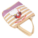 Woman Zipper Canvas Coin Purse Handbag Tote Pocket Money Bag (Polar Bear)