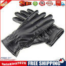 1 Pair Leather Winter Motorcycle Gloves Touch Screen Waterproof Men Gloves