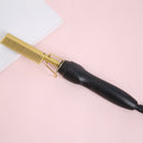 2 in 1 Hair Straightener Curler Electric Hot Heating Iron Styling Comb (EU)