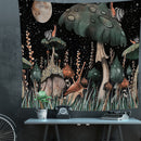 Mushroom Snail Printing Woven Tapestry Hanging Psychedelic Bohemian Tapestr