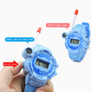 2pcs Watch Wireless Walkie Talkie Long Distance Call Kids Toys (Blue) Newly
