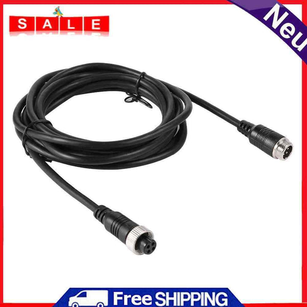 Chansted 4-Pin Aviation Head Video Cable (Male to Female, Waterproof)