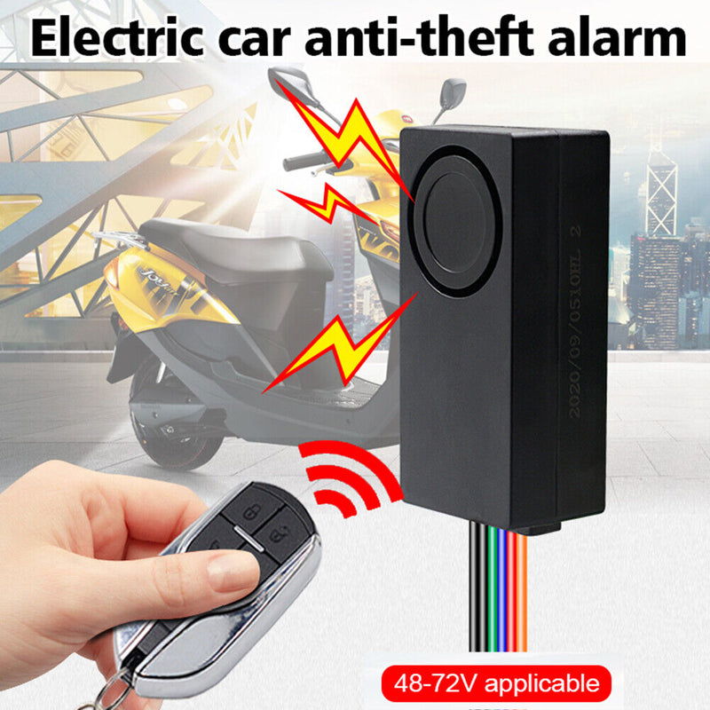 Electric Scooter Alarm Wireless Remote Control Anti-Theft Motorcycle Horn L