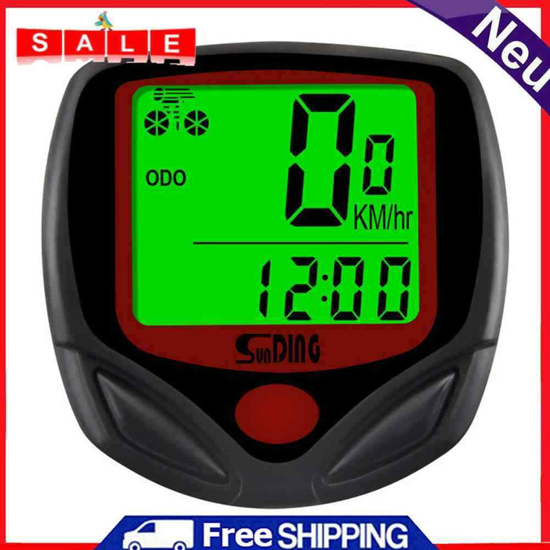Waterproof Bicycle Computer Wired Odometer Cycling Wired Speedometer Stopwatch