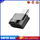 USB Type-C to TF Card Reader OTG Adapter for Mobile Phone Laptop (Black)