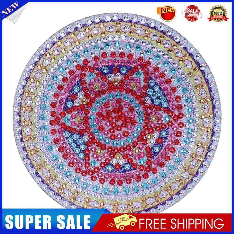 DIY Diamond Painting Mandala Round Coaster Cup Table Placemat (AA1059-6)