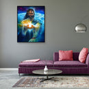 Full Drill Round Diamond Painting DIY Lord Jesus Mosaic Kit for Bead Art