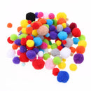Fluffy Ball Pom Pom Ball Hair Ball Sewing Garland Craft(25mm/50pcs) Newly