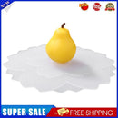 Silicone Cup Cover Dustproof Reusable Heat-resistant Transparent Lid (Pear)