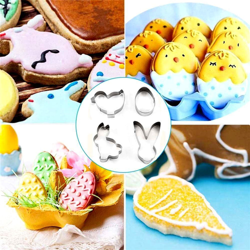 Easter Decoration Easter Egg Easter Biscuit Mould Cake Mold Cookies Cutter