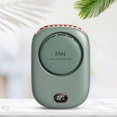 #A Portable USB Hanging Neck Fan Outdoor Sports Travel Desktop Silent Cooling Fa